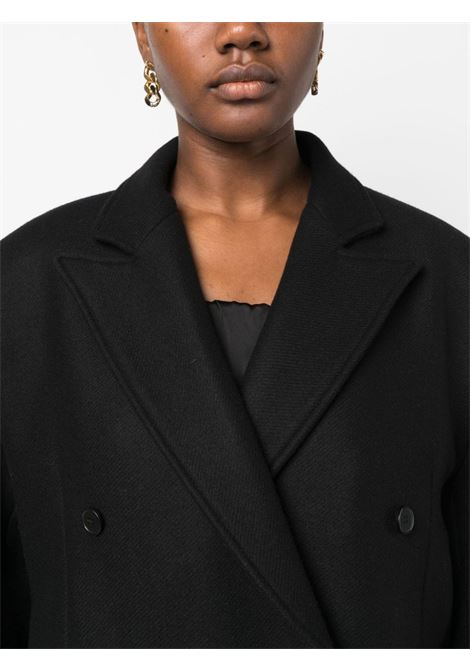 Black Koon double-breasted coat Loulou Studio - women LOULOU STUDIO | KOONBLK